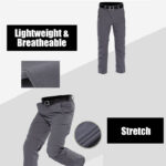 Archon Men's Quick Dry Tactical Convertible Pants